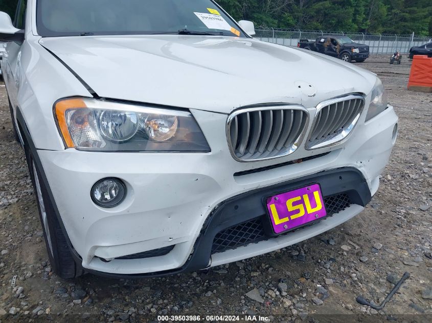 2012 BMW X3 xDrive28I VIN: 5UXWX5C50CL718725 Lot: 39503986