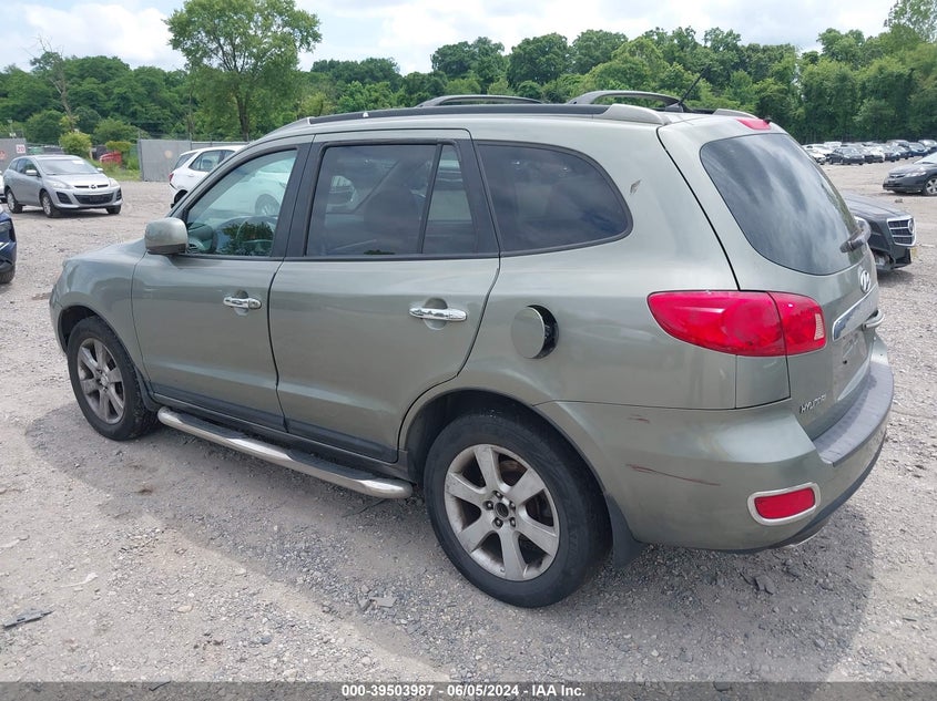 2007 Hyundai Santa Fe Limited/Se VIN: 5NMSH13E37H008697 Lot: 39503987