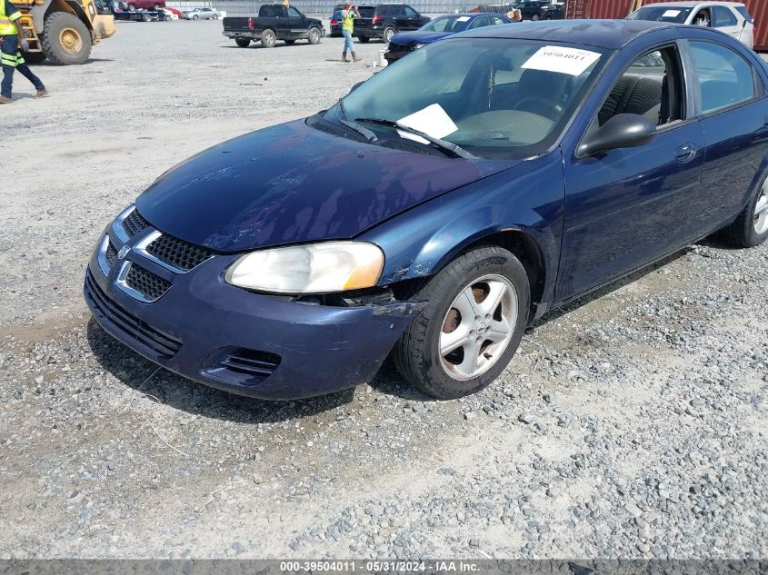 2006 Dodge Stratus Sxt VIN: 1B3EL46R56N161967 Lot: 39504011