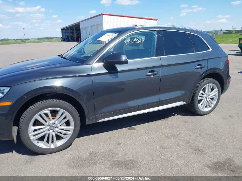 2018 Audi Q5 2.0T Premium/2.0T Tech Premium VIN: WA1BNAFY0J2181520 Lot: 39504027