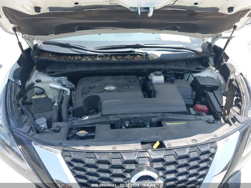 2022 Nissan Murano Sl Fwd VIN: 5N1AZ2CJ7NC119028 Lot: 39504051