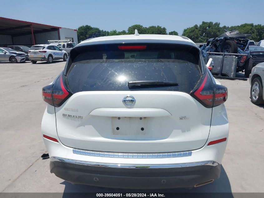 2022 Nissan Murano Sl Fwd VIN: 5N1AZ2CJ7NC119028 Lot: 39504051