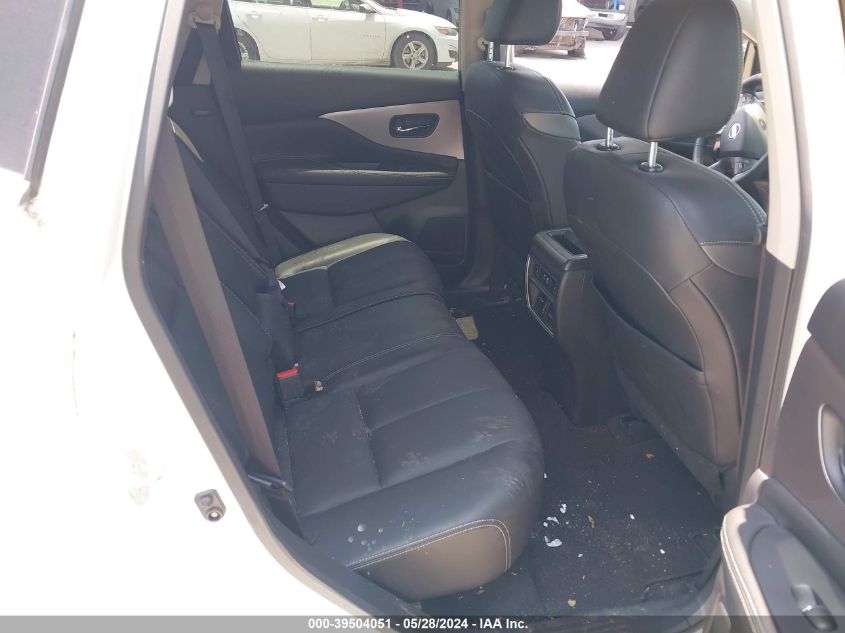 2022 Nissan Murano Sl Fwd VIN: 5N1AZ2CJ7NC119028 Lot: 39504051