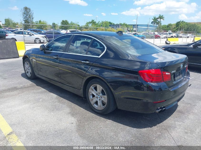 2013 BMW 528I xDrive VIN: WBAXH5C51DDW12280 Lot: 39504056