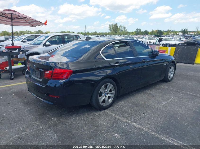 2013 BMW 528I xDrive VIN: WBAXH5C51DDW12280 Lot: 39504056