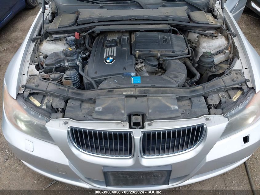 2007 BMW 335Xi VIN: WBAVD53547A007078 Lot: 39504058