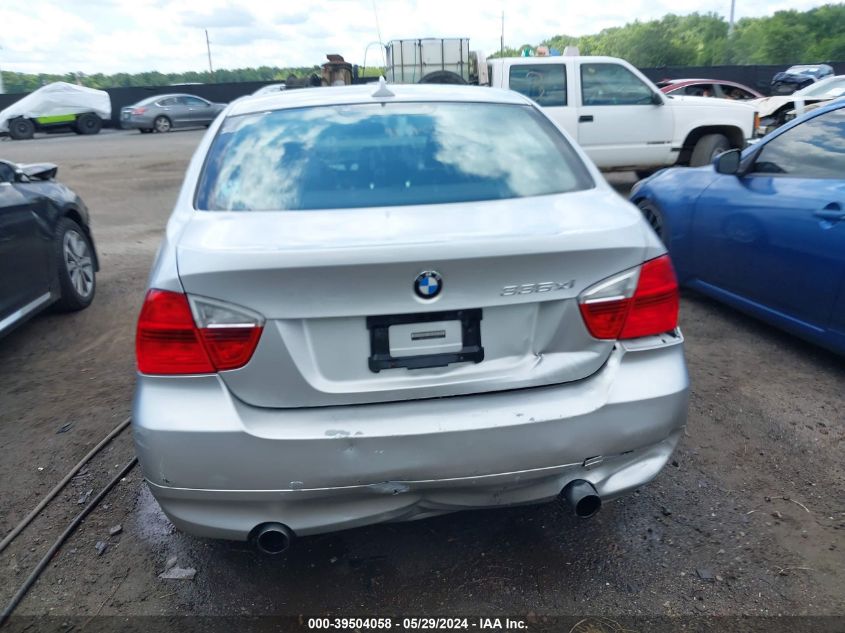 2007 BMW 335Xi VIN: WBAVD53547A007078 Lot: 39504058