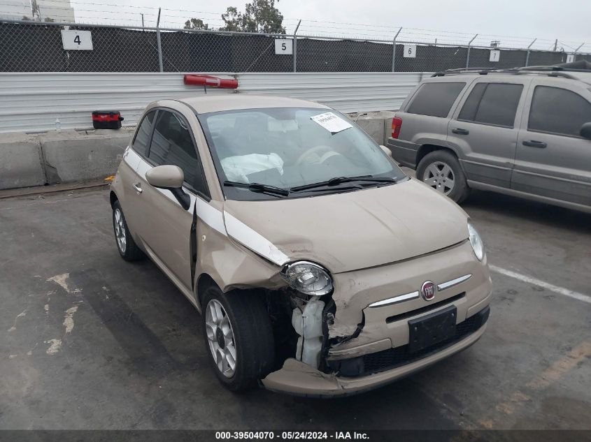 2012 Fiat 500 Pop VIN: 3C3CFFAR3CT366140 Lot: 39504070