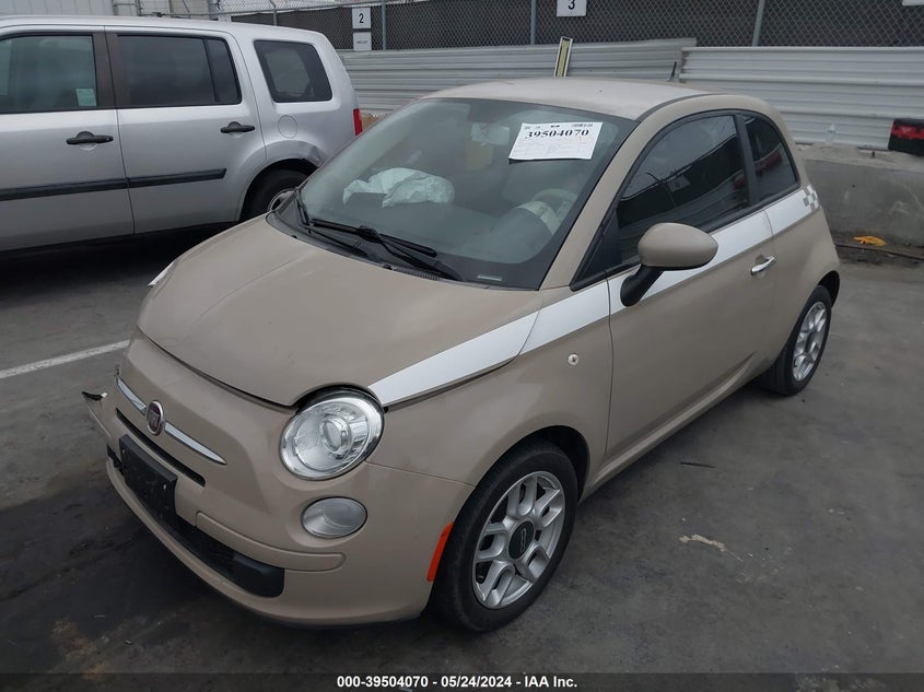 2012 Fiat 500 Pop VIN: 3C3CFFAR3CT366140 Lot: 39504070