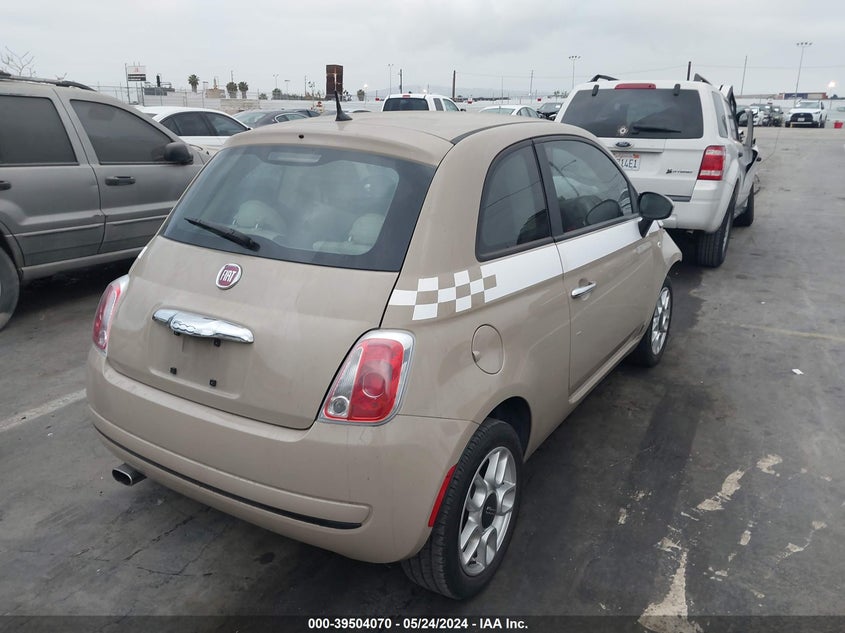 2012 Fiat 500 Pop VIN: 3C3CFFAR3CT366140 Lot: 39504070