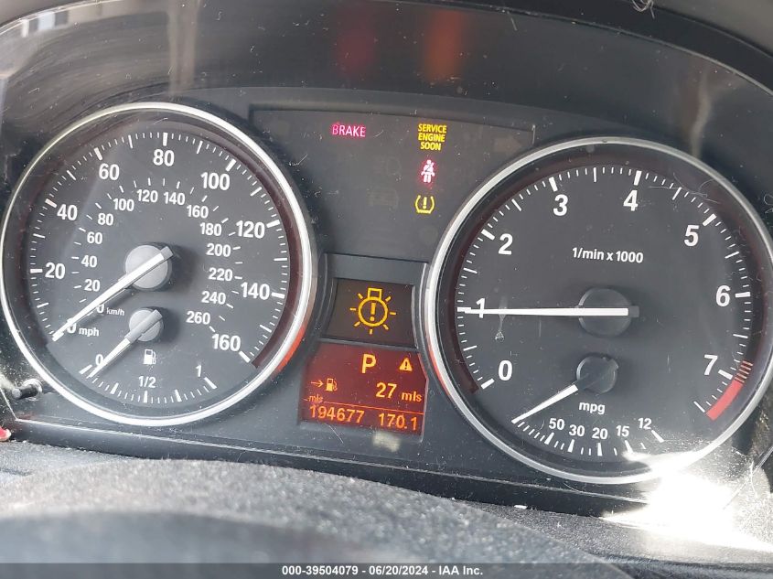 2010 BMW 328I VIN: WBAPH7C50AA176322 Lot: 39504079