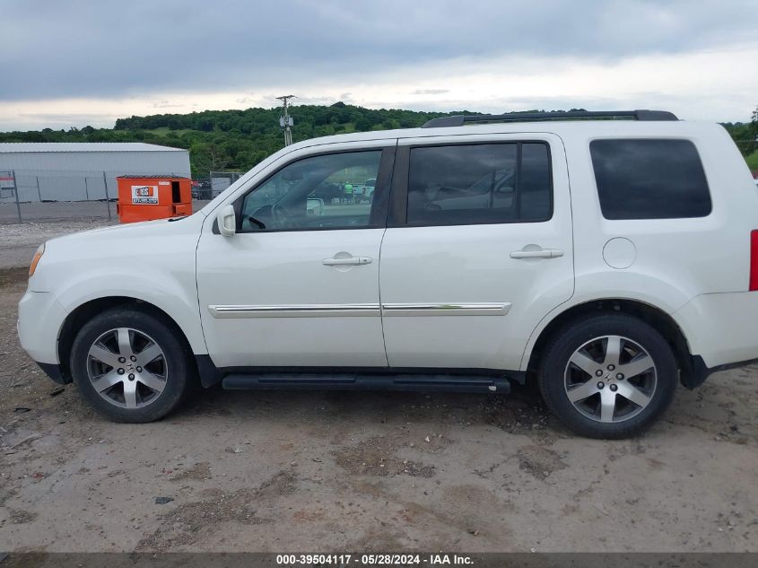 2012 Honda Pilot Touring VIN: 5FNYF4H93CB067273 Lot: 39504117