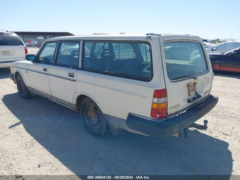 1987 Volvo 245 Dl/Gl VIN: YV1AX8850H1737147 Lot: 39504120