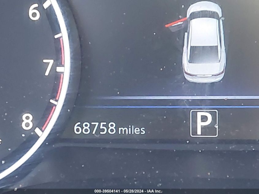 2021 Nissan Maxima Sv Xtronic Cvt VIN: 1N4AA6CVXMC513794 Lot: 39504141