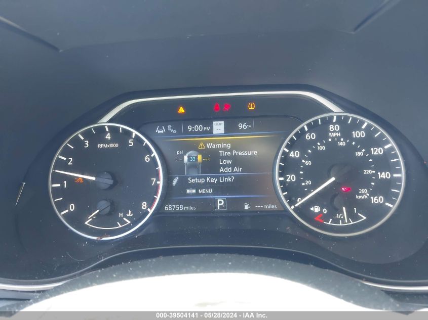 2021 Nissan Maxima Sv Xtronic Cvt VIN: 1N4AA6CVXMC513794 Lot: 39504141