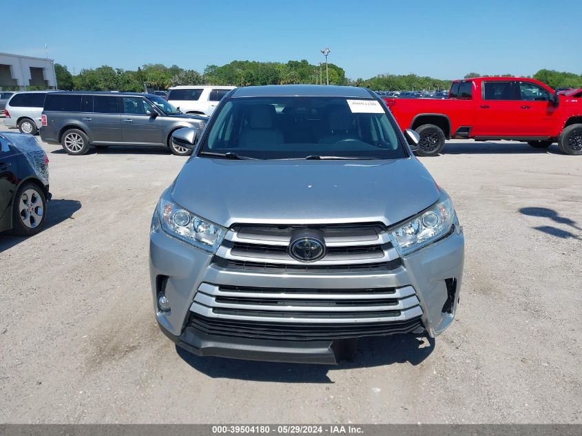 2019 Toyota Highlander Le Plus VIN: 5TDZZRFH1KS305859 Lot: 39504180