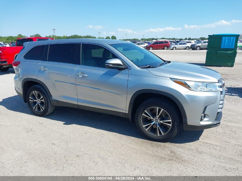 2019 Toyota Highlander Le Plus VIN: 5TDZZRFH1KS305859 Lot: 39504180