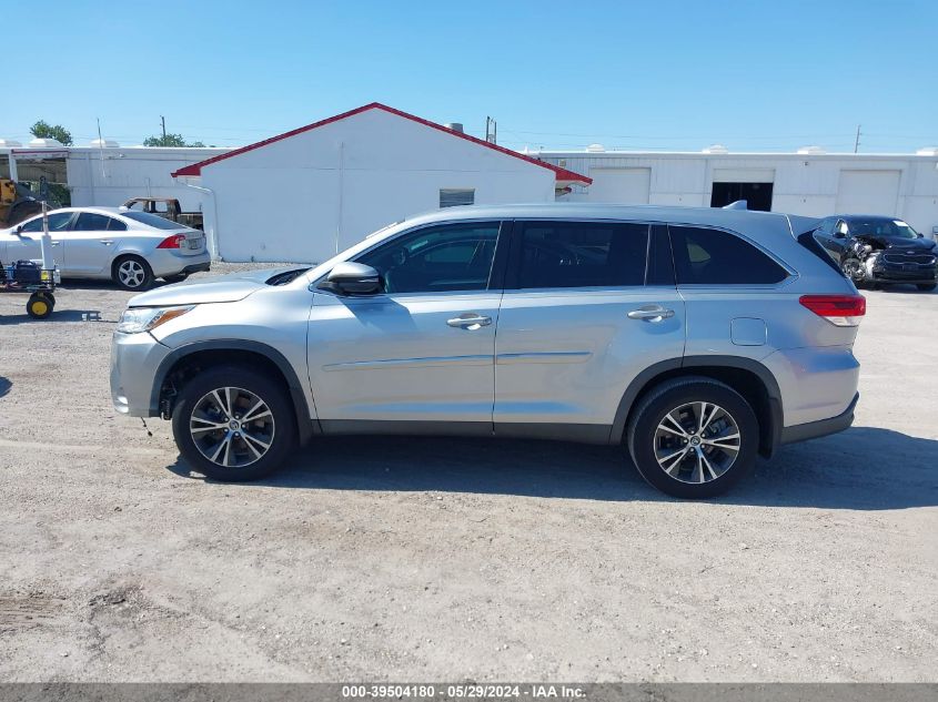 2019 Toyota Highlander Le Plus VIN: 5TDZZRFH1KS305859 Lot: 39504180