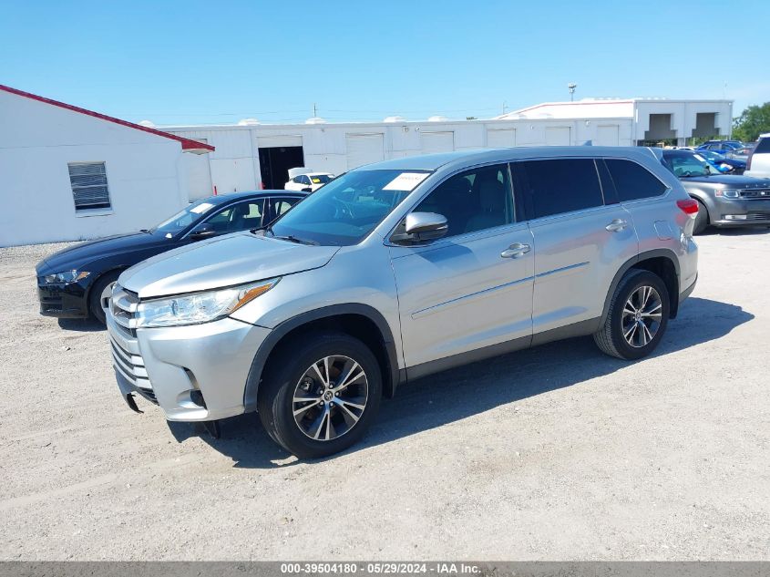 2019 Toyota Highlander Le Plus VIN: 5TDZZRFH1KS305859 Lot: 39504180