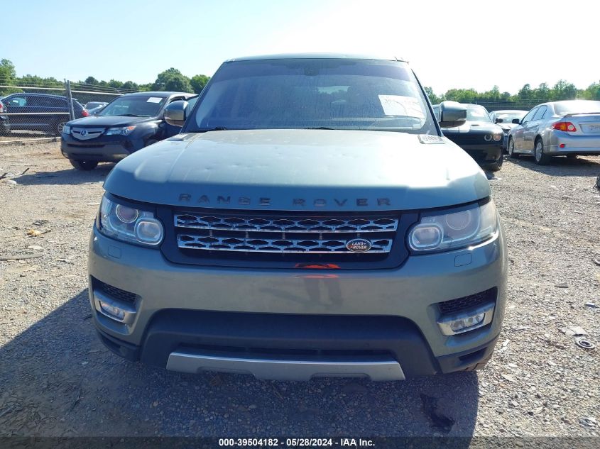 2014 Land Rover Range Rover Sport 3.0L V6 Supercharged Hse VIN: SALWR2WF3EA355889 Lot: 39504182