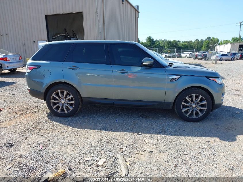 2014 Land Rover Range Rover Sport 3.0L V6 Supercharged Hse VIN: SALWR2WF3EA355889 Lot: 39504182