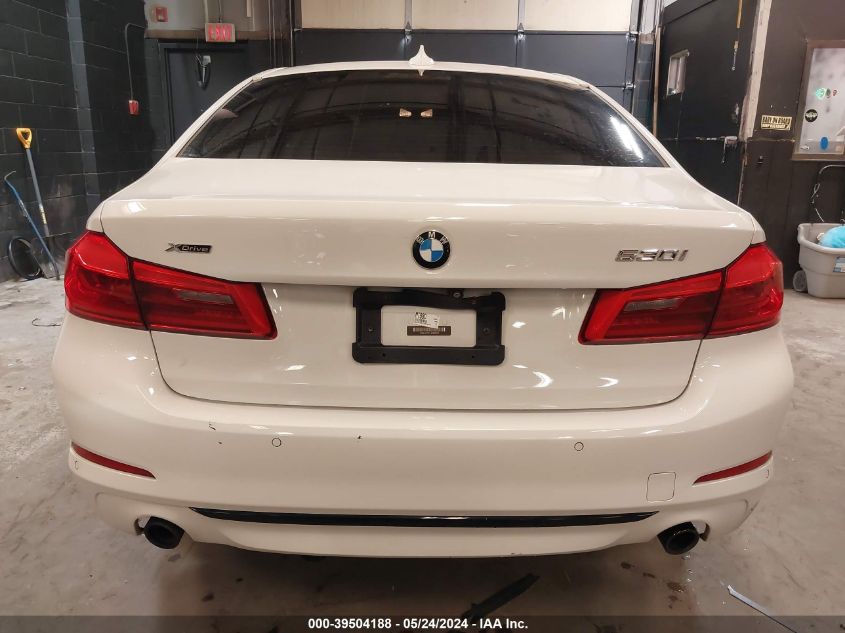 2018 BMW 530I xDrive VIN: WBAJA7C51JG908075 Lot: 39504188