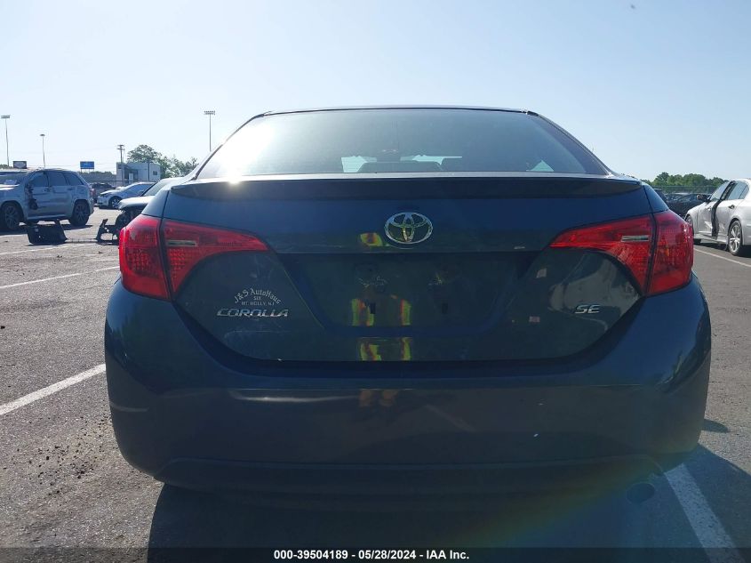 2017 Toyota Corolla Se VIN: 2T1BURHE4HC817622 Lot: 39504189
