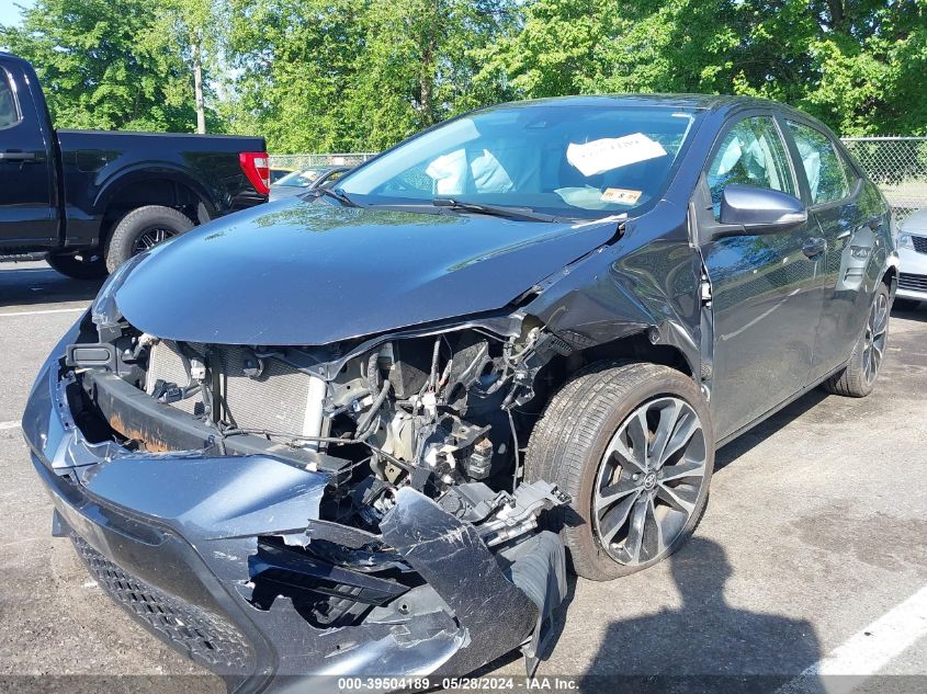 2017 Toyota Corolla Se VIN: 2T1BURHE4HC817622 Lot: 39504189