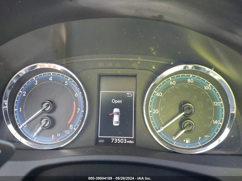 2017 Toyota Corolla Se VIN: 2T1BURHE4HC817622 Lot: 39504189