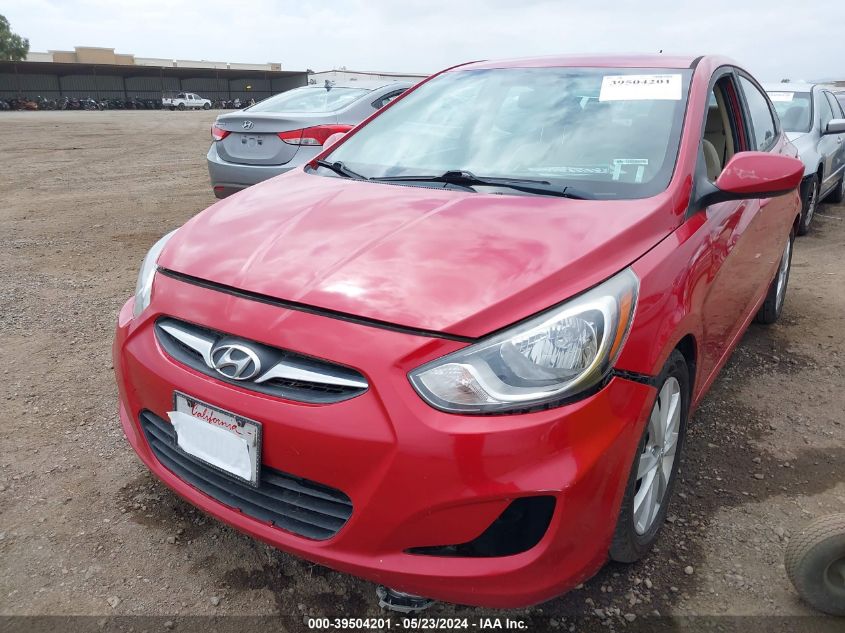 2013 Hyundai Accent Gls VIN: KMHCU4AEXDU442913 Lot: 39504201