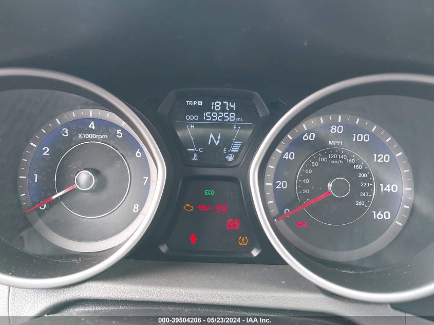 2013 Hyundai Elantra Gls VIN: KMHDH4AE4DU517243 Lot: 39504208