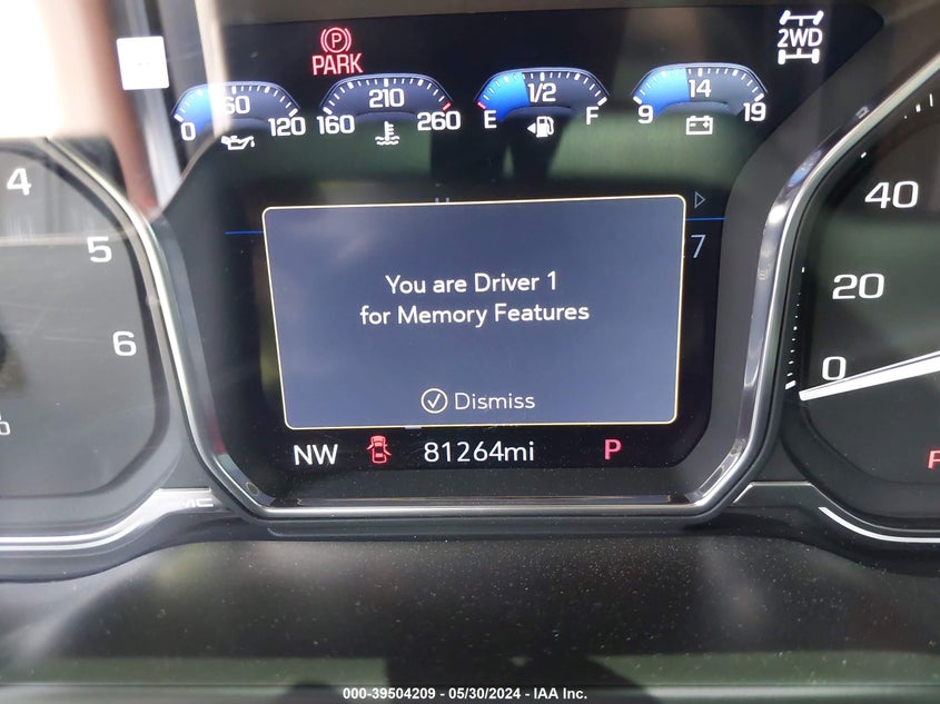 2019 GMC SIERRA 1500 K1500 DENALI - 1GTU9FEL8KZ151289