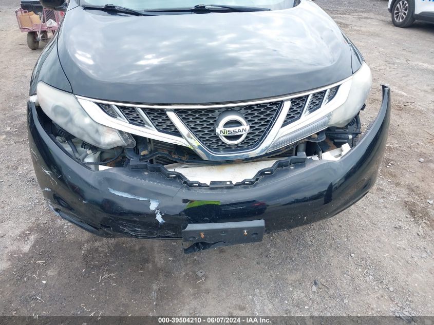 2011 Nissan Murano Sv VIN: JN8AZ1MW0BW153335 Lot: 39504210
