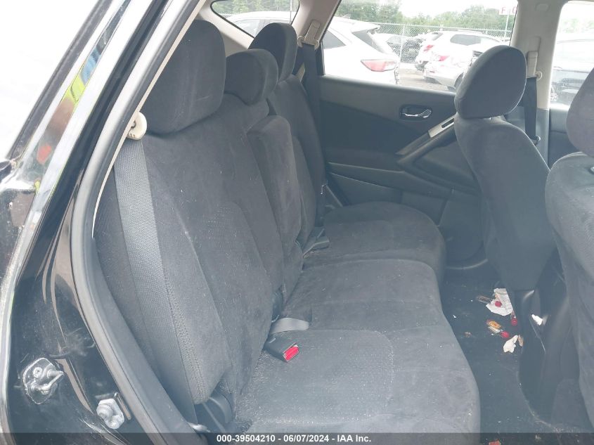 2011 Nissan Murano Sv VIN: JN8AZ1MW0BW153335 Lot: 39504210