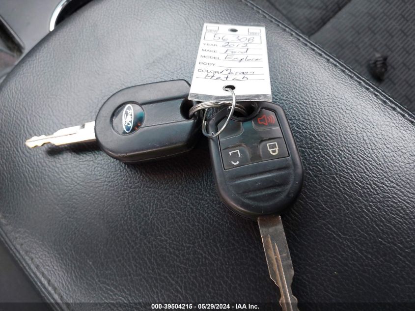 2012 Ford Explorer Xlt VIN: 1FMHK8D83CGA86004 Lot: 39504215