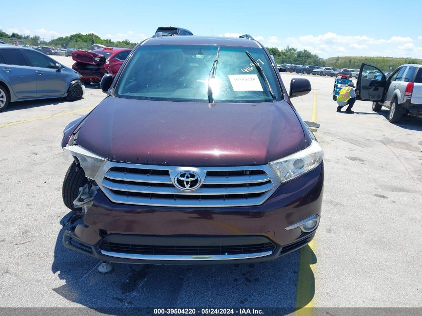 2012 Toyota Highlander Se VIN: 5TDZA3EHXCS017426 Lot: 39504220