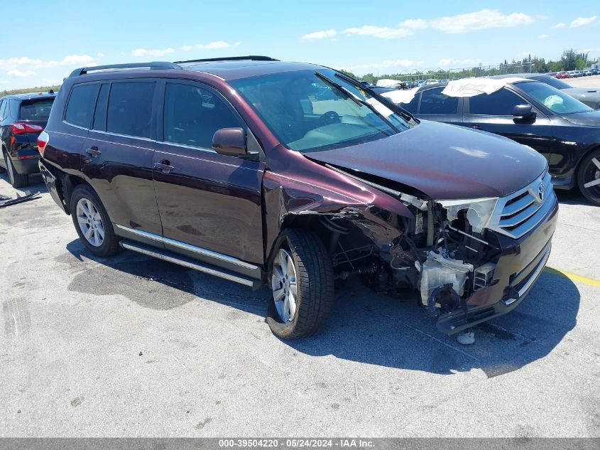 2012 Toyota Highlander Se VIN: 5TDZA3EHXCS017426 Lot: 39504220