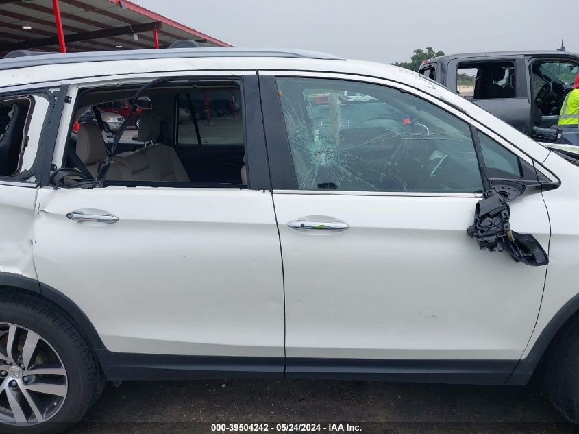 2016 Honda Pilot Touring VIN: 5FNYF5H91GB036230 Lot: 39504242