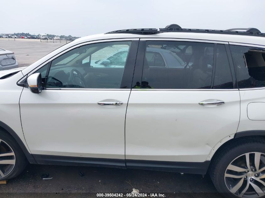 2016 Honda Pilot Touring VIN: 5FNYF5H91GB036230 Lot: 39504242