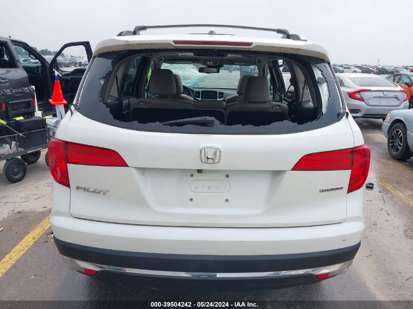 2016 Honda Pilot Touring VIN: 5FNYF5H91GB036230 Lot: 39504242