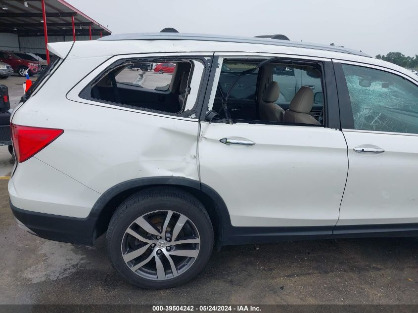 2016 Honda Pilot Touring VIN: 5FNYF5H91GB036230 Lot: 39504242