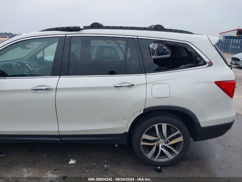 2016 Honda Pilot Touring VIN: 5FNYF5H91GB036230 Lot: 39504242