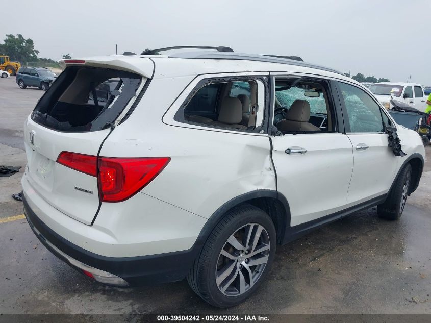 2016 Honda Pilot Touring VIN: 5FNYF5H91GB036230 Lot: 39504242