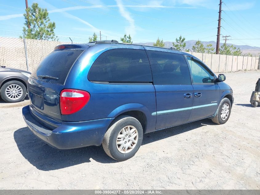 2001 Dodge Grand Caravan Sport VIN: 2B4GP44311R298049 Lot: 39504277