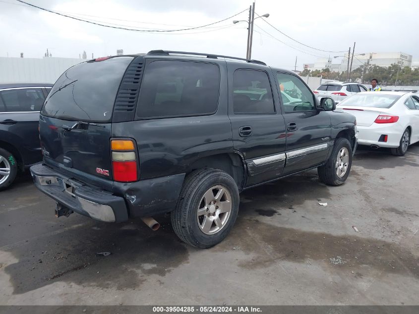 2004 GMC Yukon Sle VIN: 1GKEC13V74R253641 Lot: 39504285