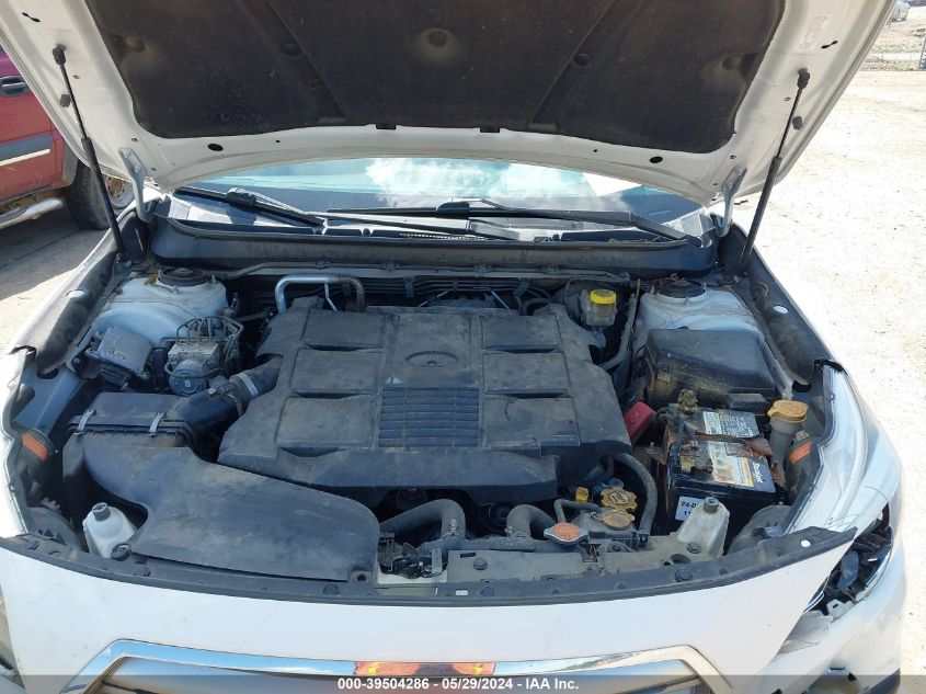 2017 Subaru Outback 3.6R Limited VIN: 4S4BSENC5H3306801 Lot: 39504286