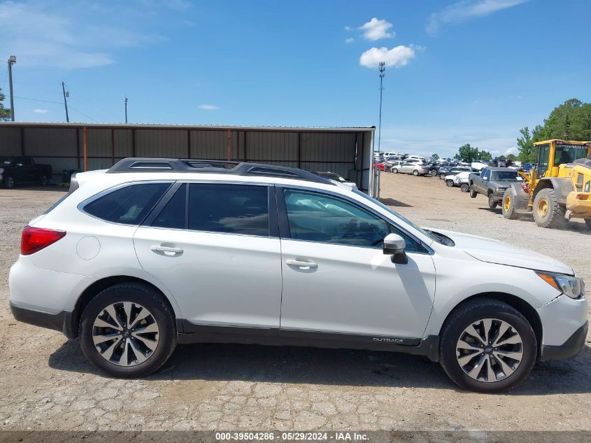 2017 Subaru Outback 3.6R Limited VIN: 4S4BSENC5H3306801 Lot: 39504286