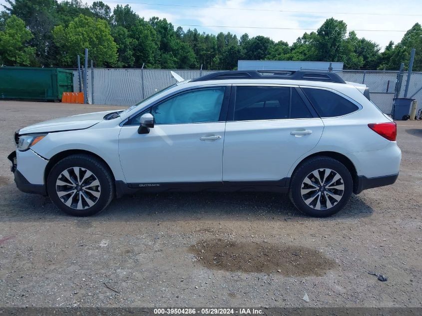 2017 Subaru Outback 3.6R Limited VIN: 4S4BSENC5H3306801 Lot: 39504286