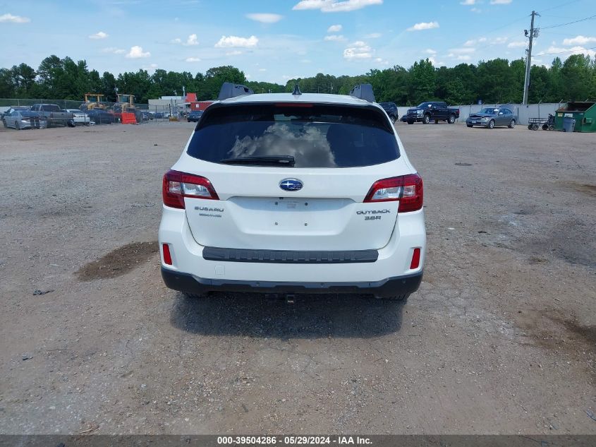 2017 Subaru Outback 3.6R Limited VIN: 4S4BSENC5H3306801 Lot: 39504286