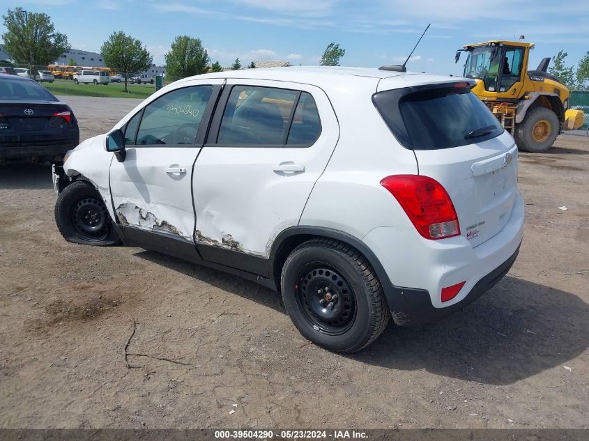 2017 Chevrolet Trax Ls VIN: 3GNCJNSB2HL237245 Lot: 39504290